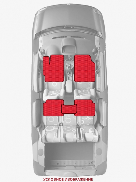 ЭВА коврики «Queen Lux» стандарт для Volkswagen Phaeton