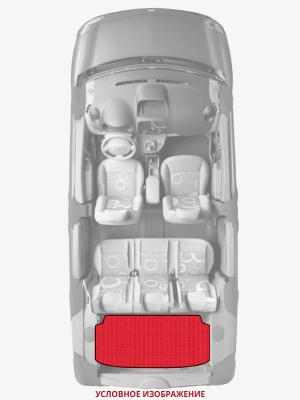 ЭВА коврики «Queen Lux» багажник для Ford Econovan